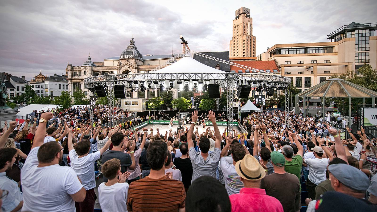 Crelan FIBA 3×3 Europe Cup – EK 3×3 basketbal strijkt in september neer op Antwerpse Groenplaats